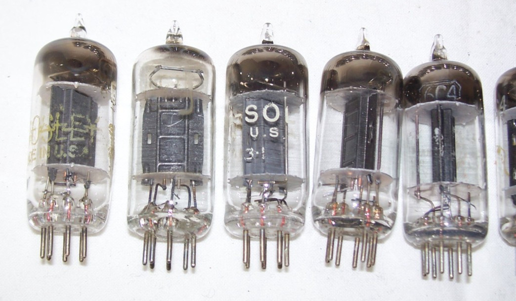 Lot of (30) 6C4 tubes,radio,amplifier,EC90,RCA,Tung-Sol,Sylvania,GE,Motorola,+
