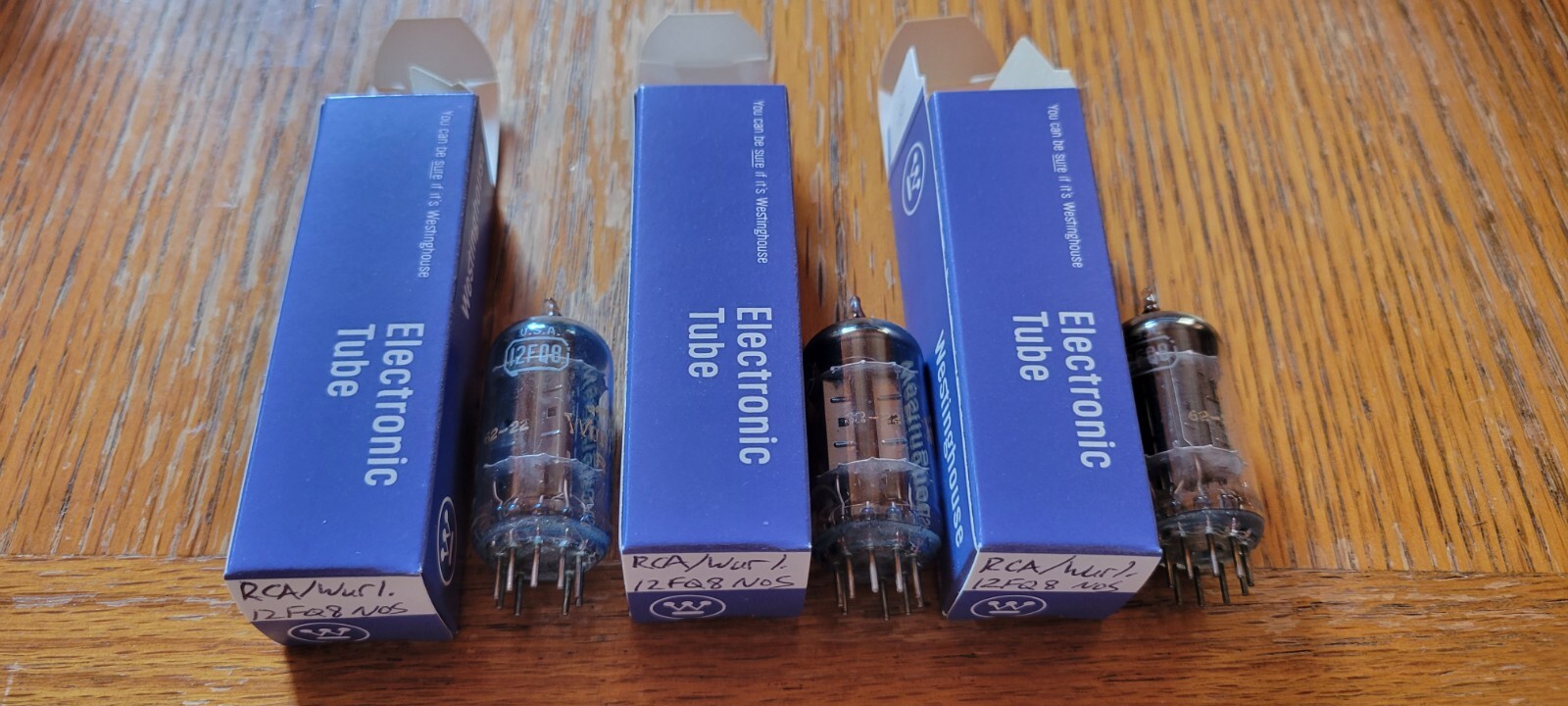 (3) Wurlitzer by RCA NOS 12FQ8 Vacuum Tubes Tested