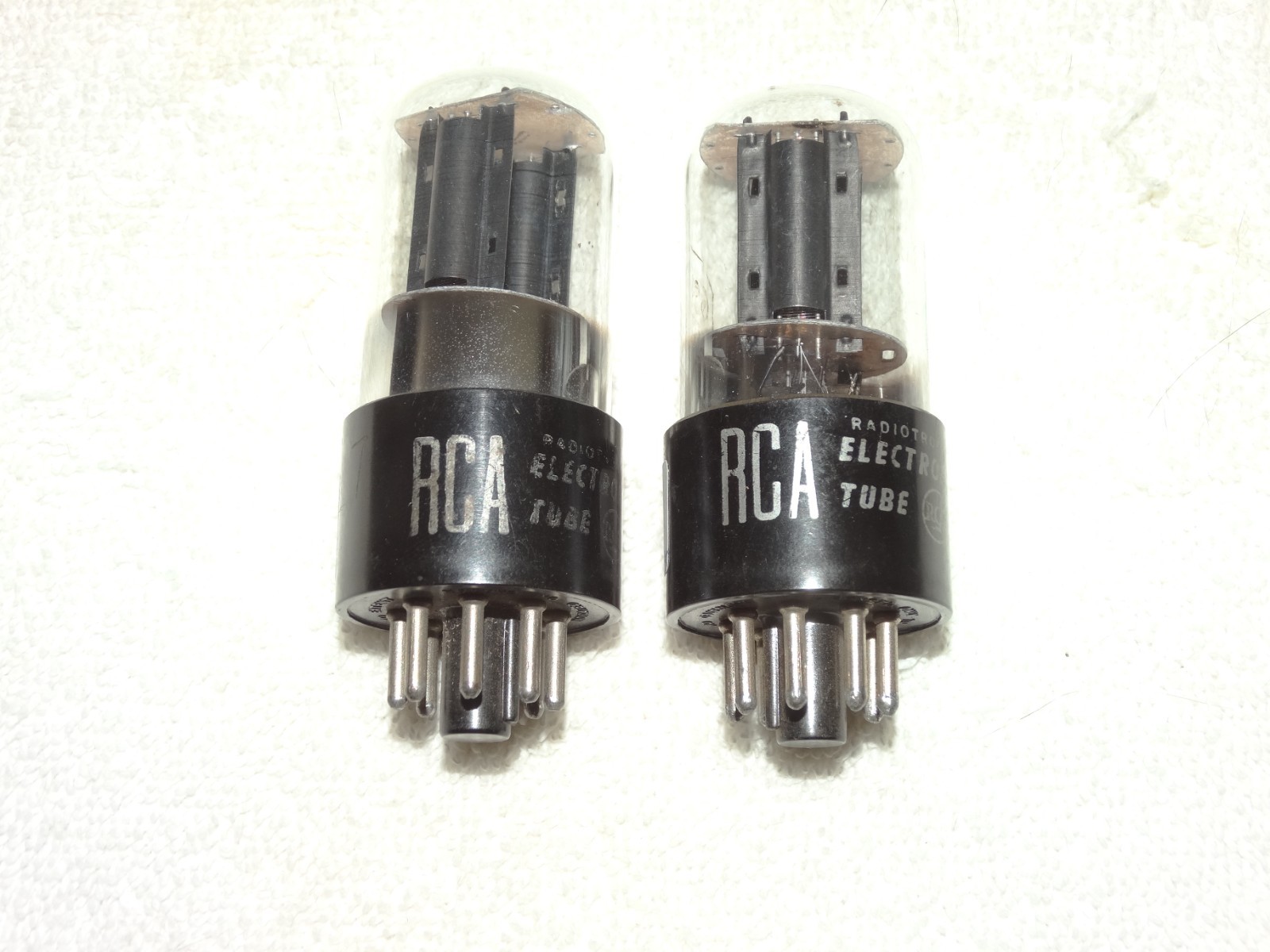 2 x 6SL7gt RCA Tubes*Very Strong Matched Pair*Clear Glass*2 Pair Available*#28