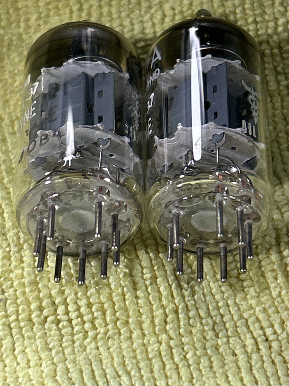 Rare Amperex 12AX7s, Electronics For Medicine, Matched Stronger Test Heerlen Hol