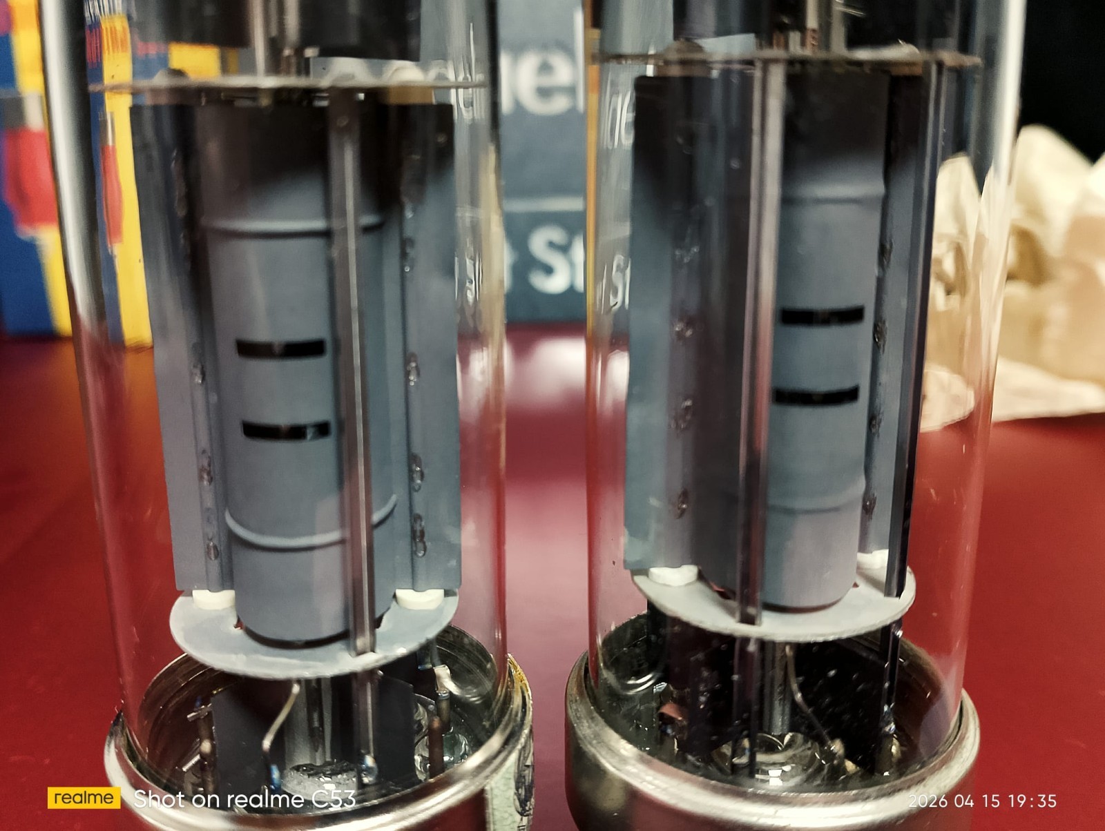 PHILIPS 4699 EL6 (EL34) ’50s PAIR NOS NIB Amplitrex “VACUUM TUBE”