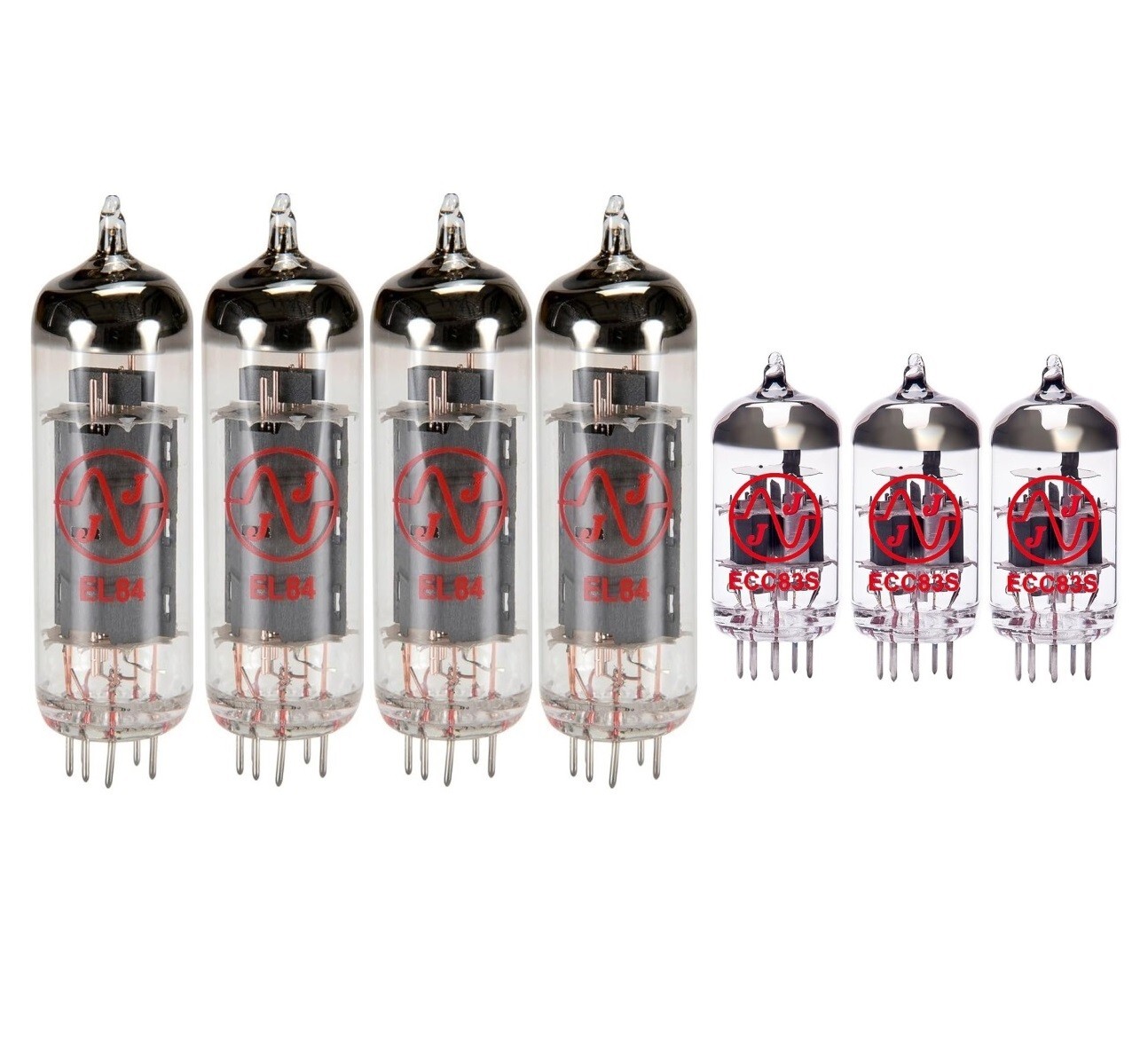 Vox AC30 / Peavey Classic 30 | JJ Tube Upgrade Kit, 4x EL84, 3x 12AX7/ECC83