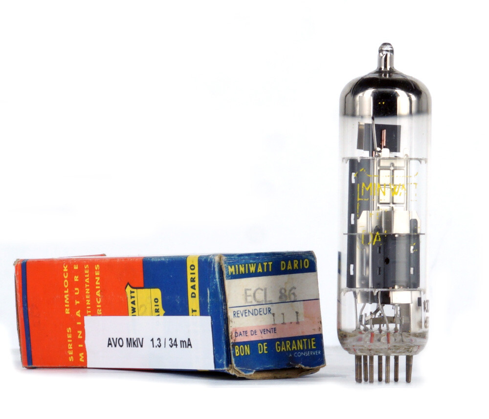 ECL86/6GW8 DARIO NOS HOLLAND Tube Valve Röhre Lampe TSF Valvola 진공관 真空管 电子管