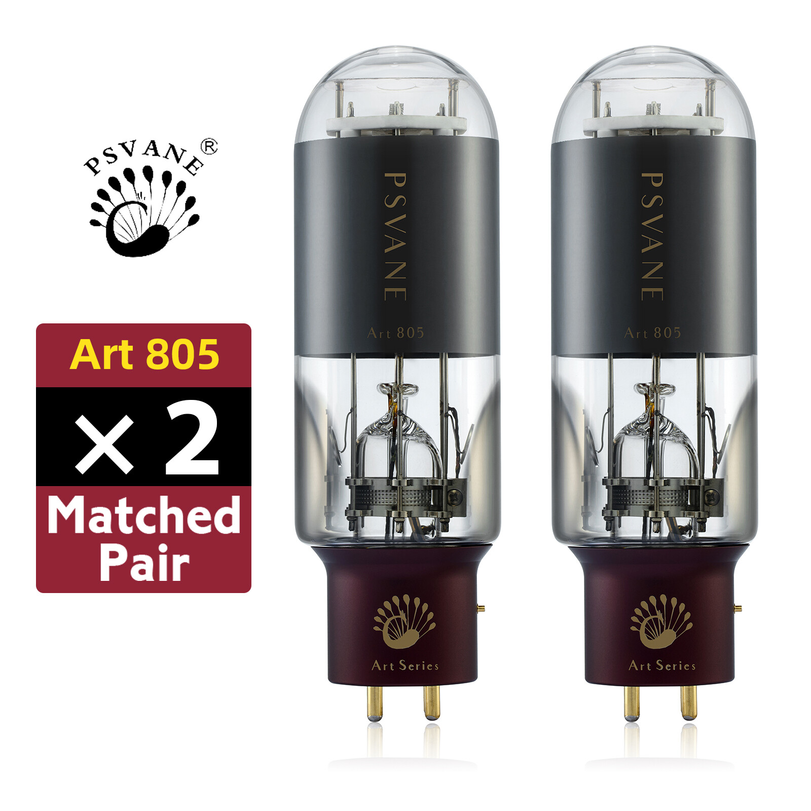 2PCS PSVANE Art Series 805 TⅢ Vacuum Tube Tested Matched Pair for Amplifier