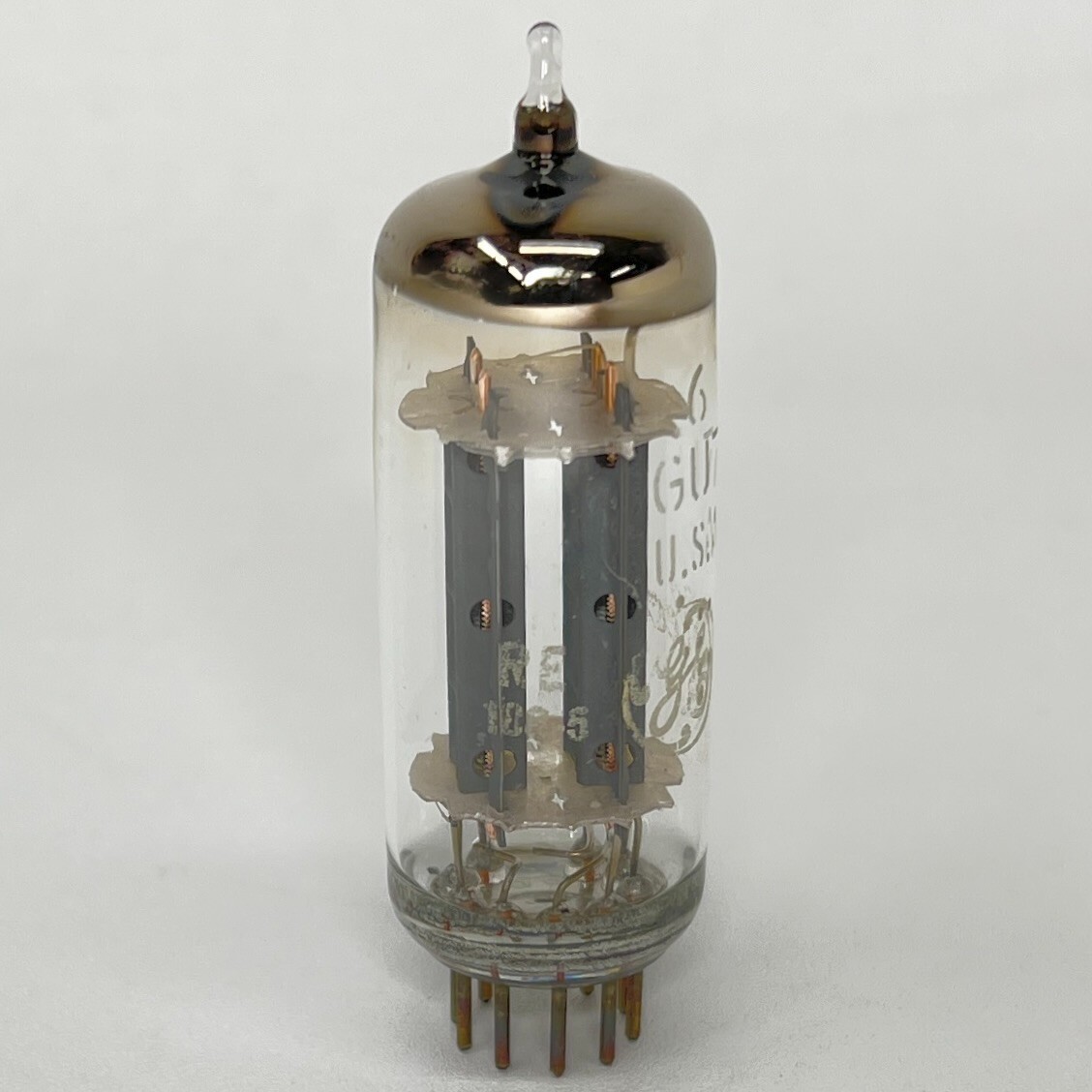 (1) Tested Balanced GE 6GU7 Tube Date Code RE General Electric 6GU7 Twin Triode