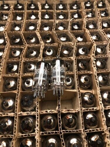 4 NOS EI Telefunken Tooling 6GH8A Bulk Packed Vacuum Tubes = 6U8 6EA8 6F2