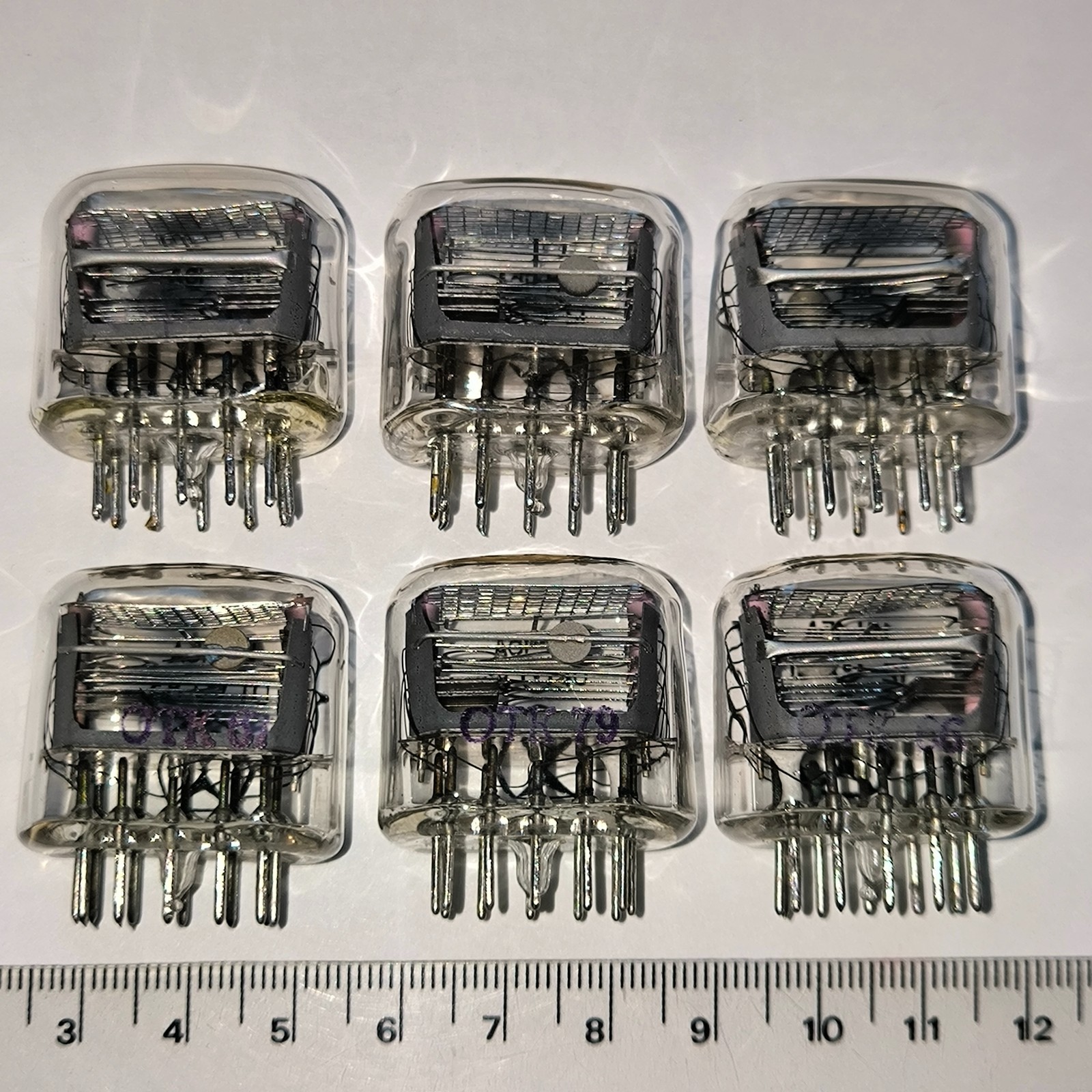 6 pcs. IN-15 IN-15A indicator lamps, vintage SYMBOL ,quality stamp.Tested!