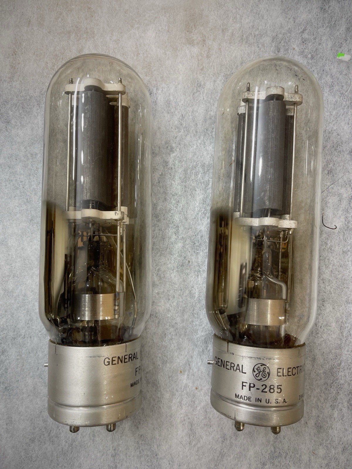 GE FP-285 211 VT-4-C NOS Tested Tightly Matched Pair Super Rare