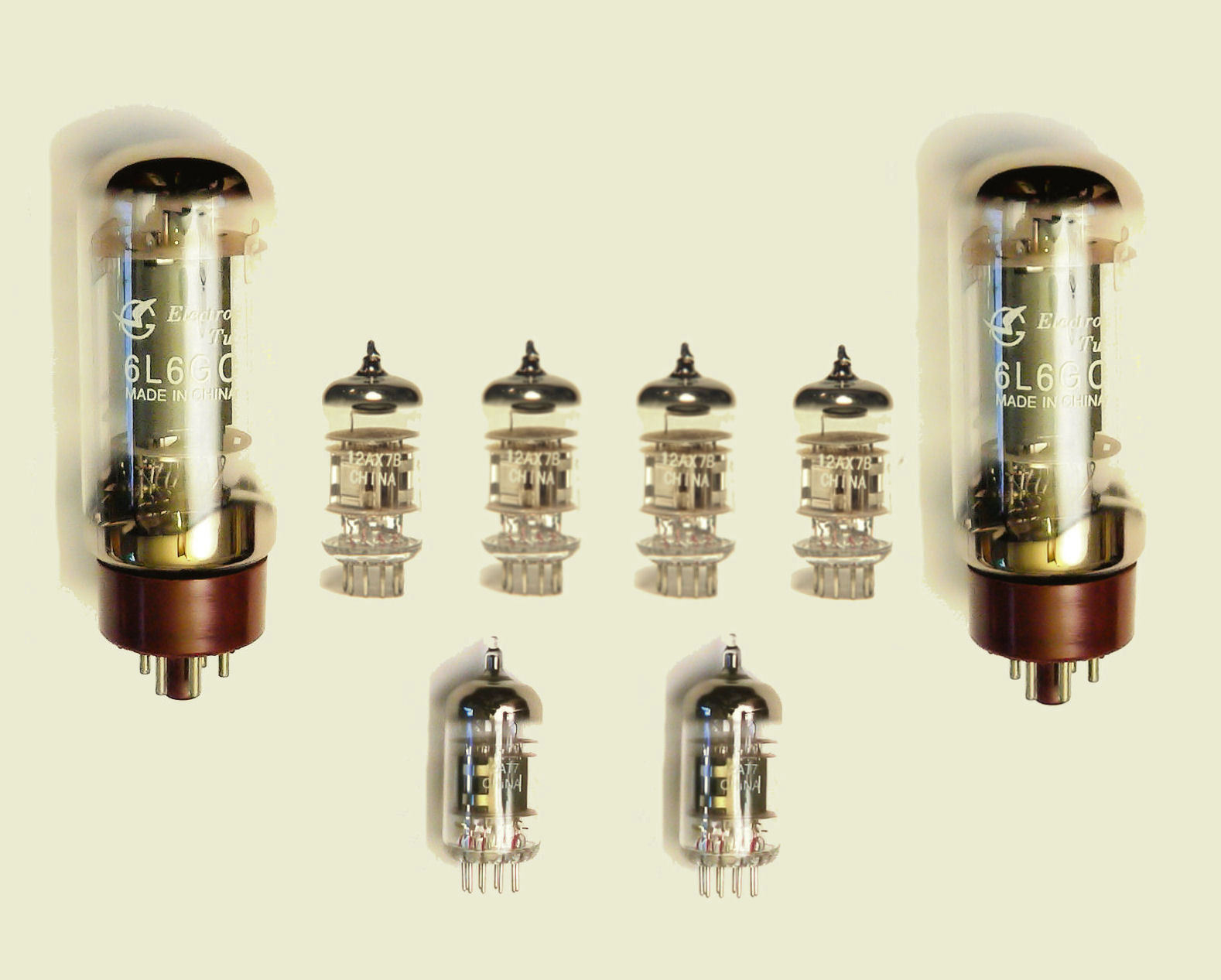 6L6, 12AX7 & 12AT7 Valve kit for Fender Twin Reverb Vibroverb guitar amplifiers
