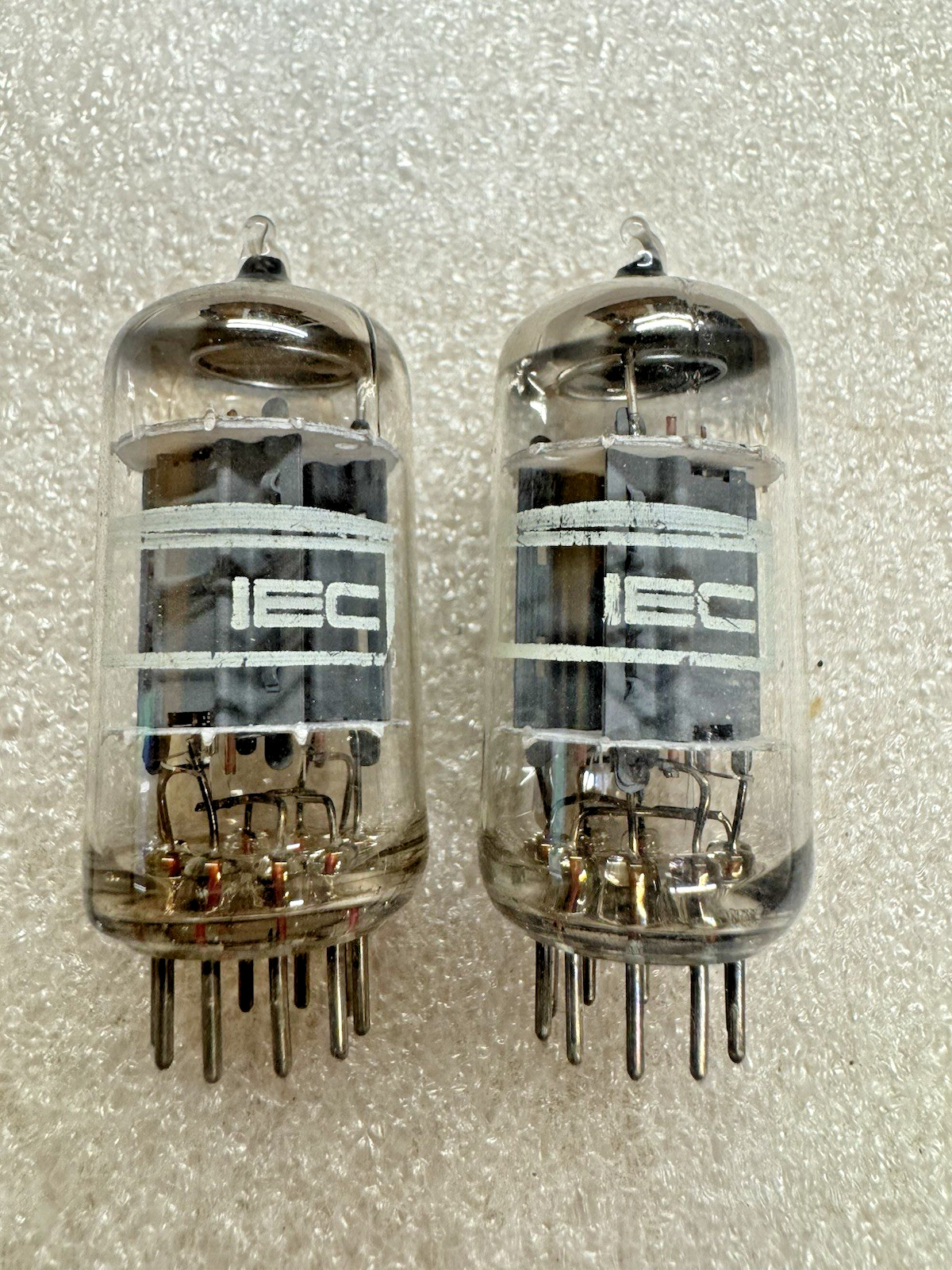 Mullard Japan ECC82 12AU7 Tubes Long Plate Matching Pair