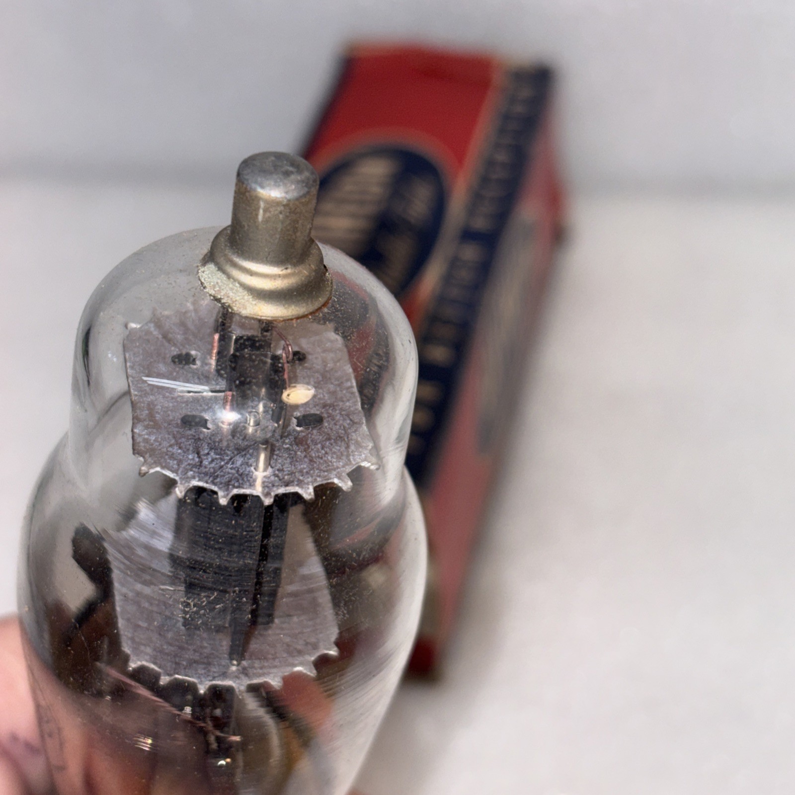 Raytheon 6F8G Vacuum Tube Clear Glass TV7 Tested NOS New In Box