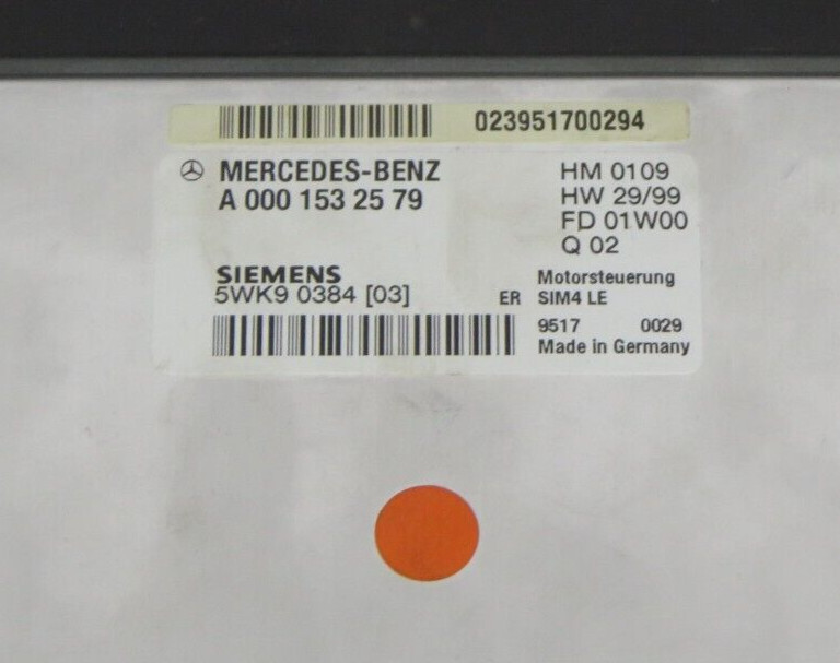 ⭐ ECU control unit MERCEDES-BENZ C-CLASS ( W203 ) A0001532579 5WK90384 5WK9 0…
