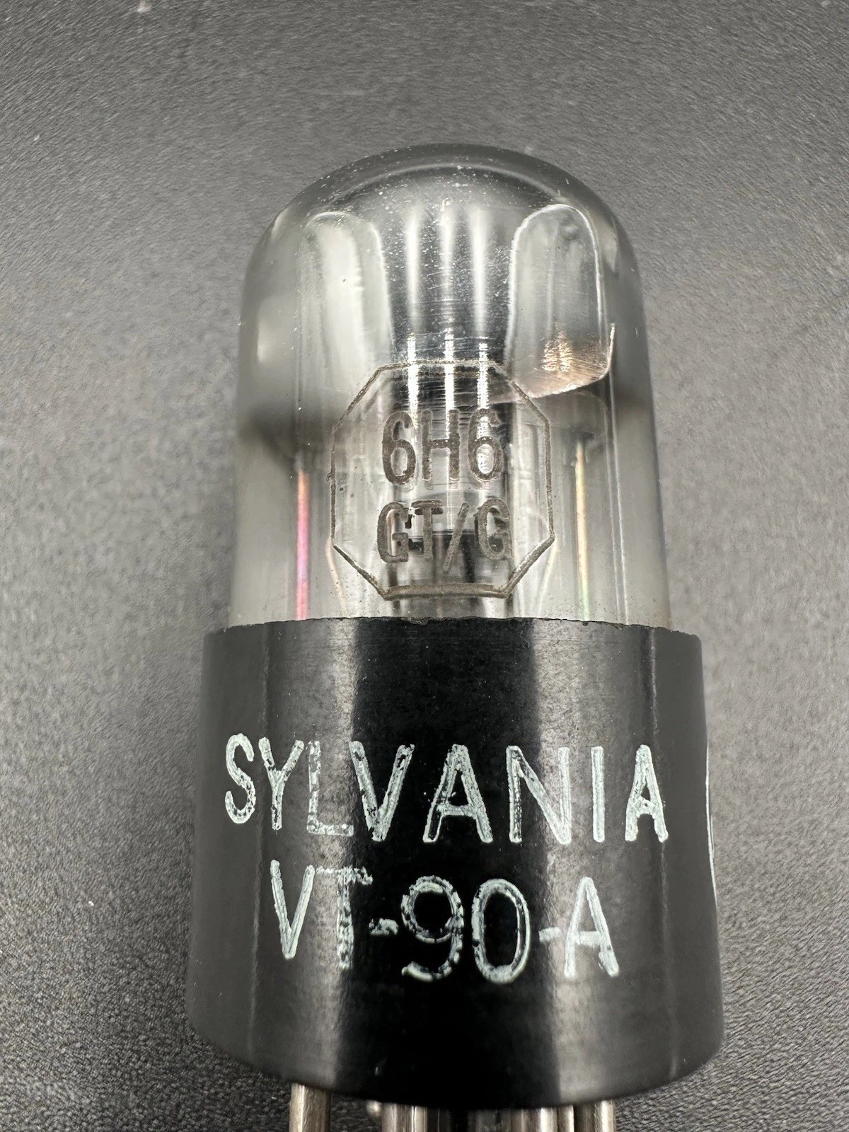 6H6GT/G Sylvania VT-90-A Audio Receiver Rectifier Vacuum Tube Tested