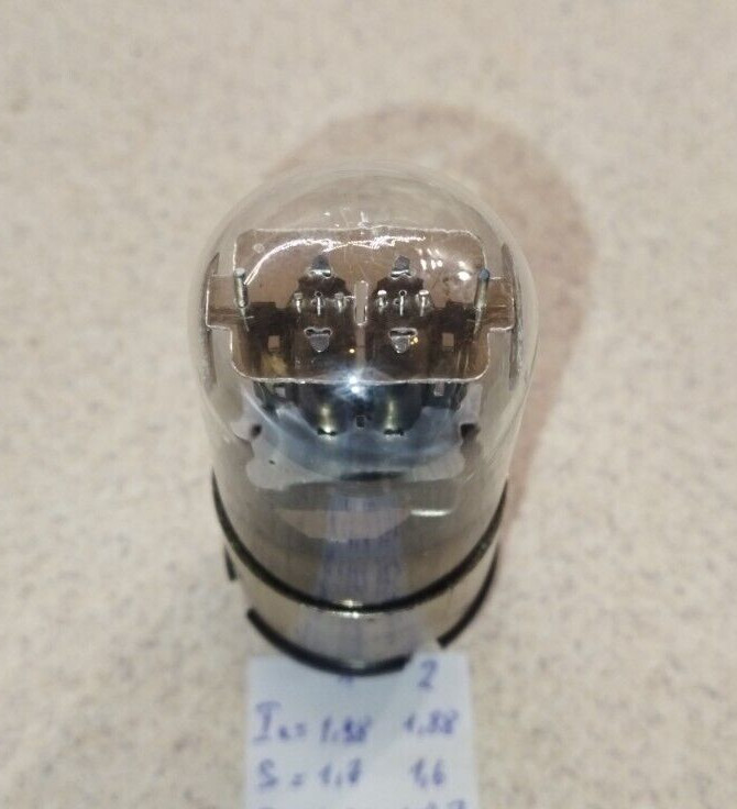 6N9S MELZ Metal Base (6SL7 6Н9С / 1579) Double triode. Tested