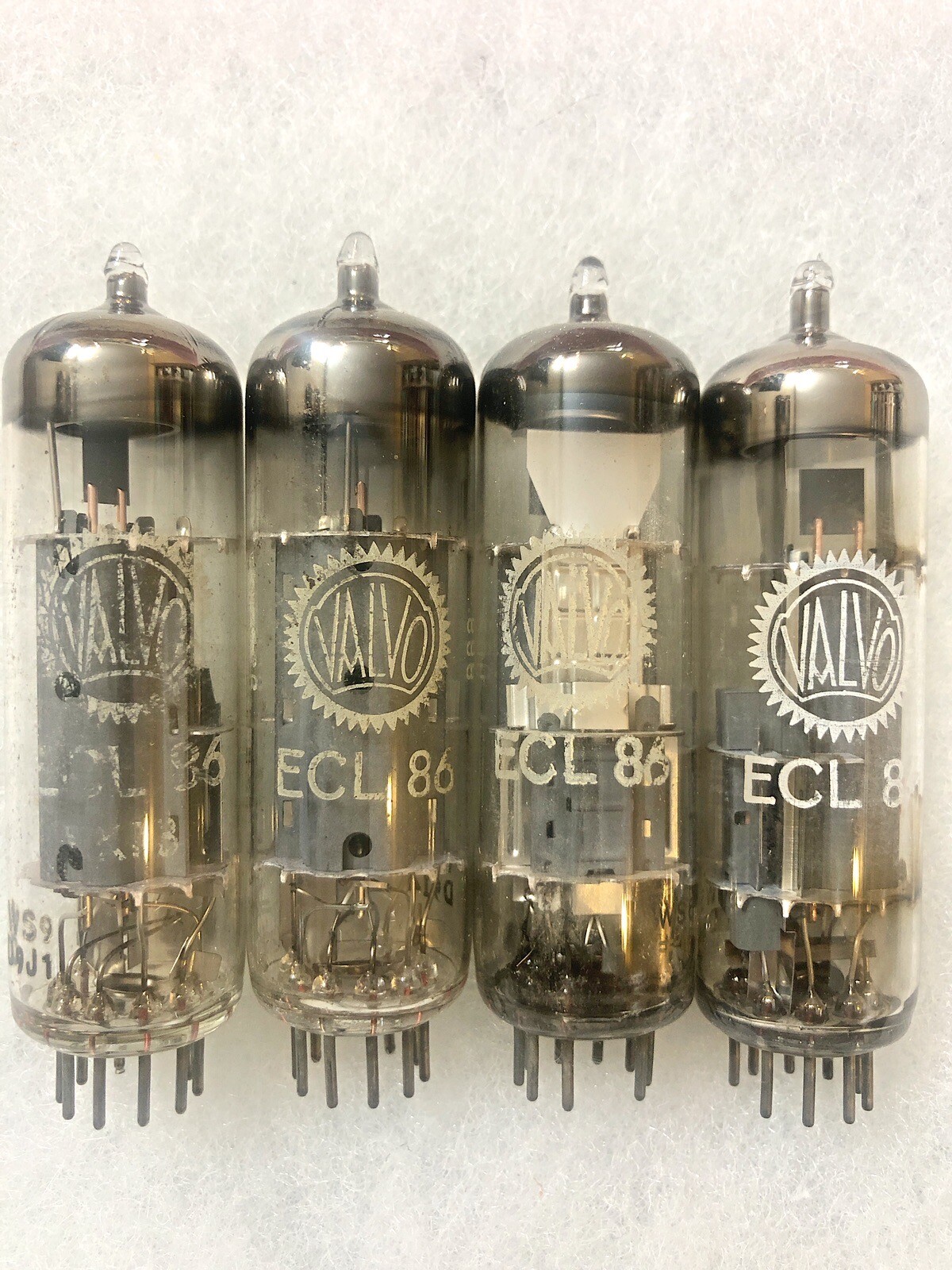 Valvo ECL86 6GW8 Excellent Testing Values Made In Germany Matched Quad