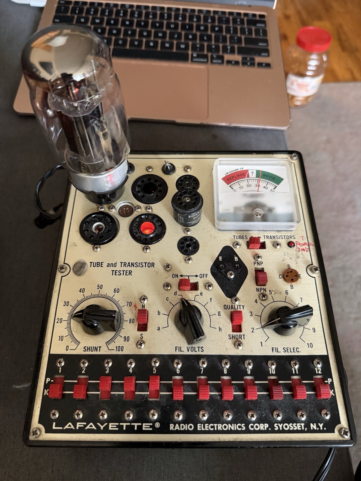 Set of 4 GEC KT88 Tubes. Test Good. Tested In Amp Also.