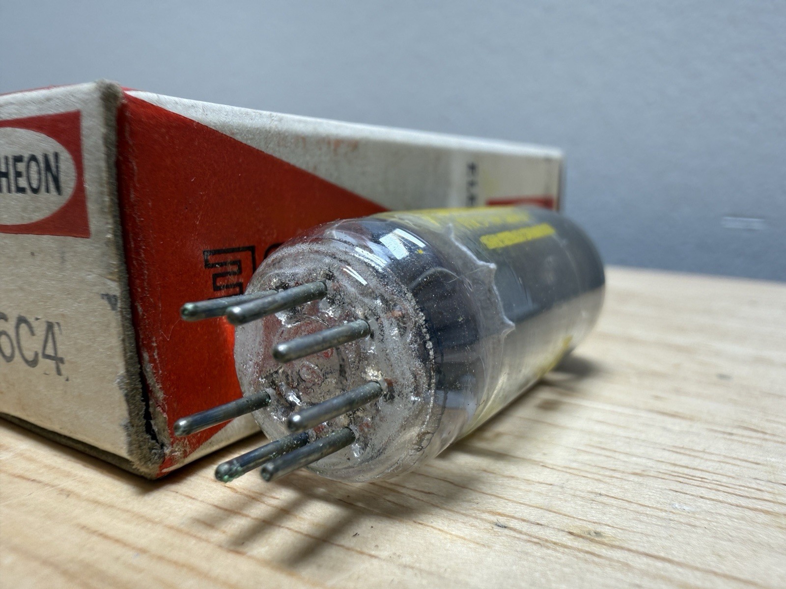 Vintage Raytheon 6C4 Vacuum Tube. Untested.