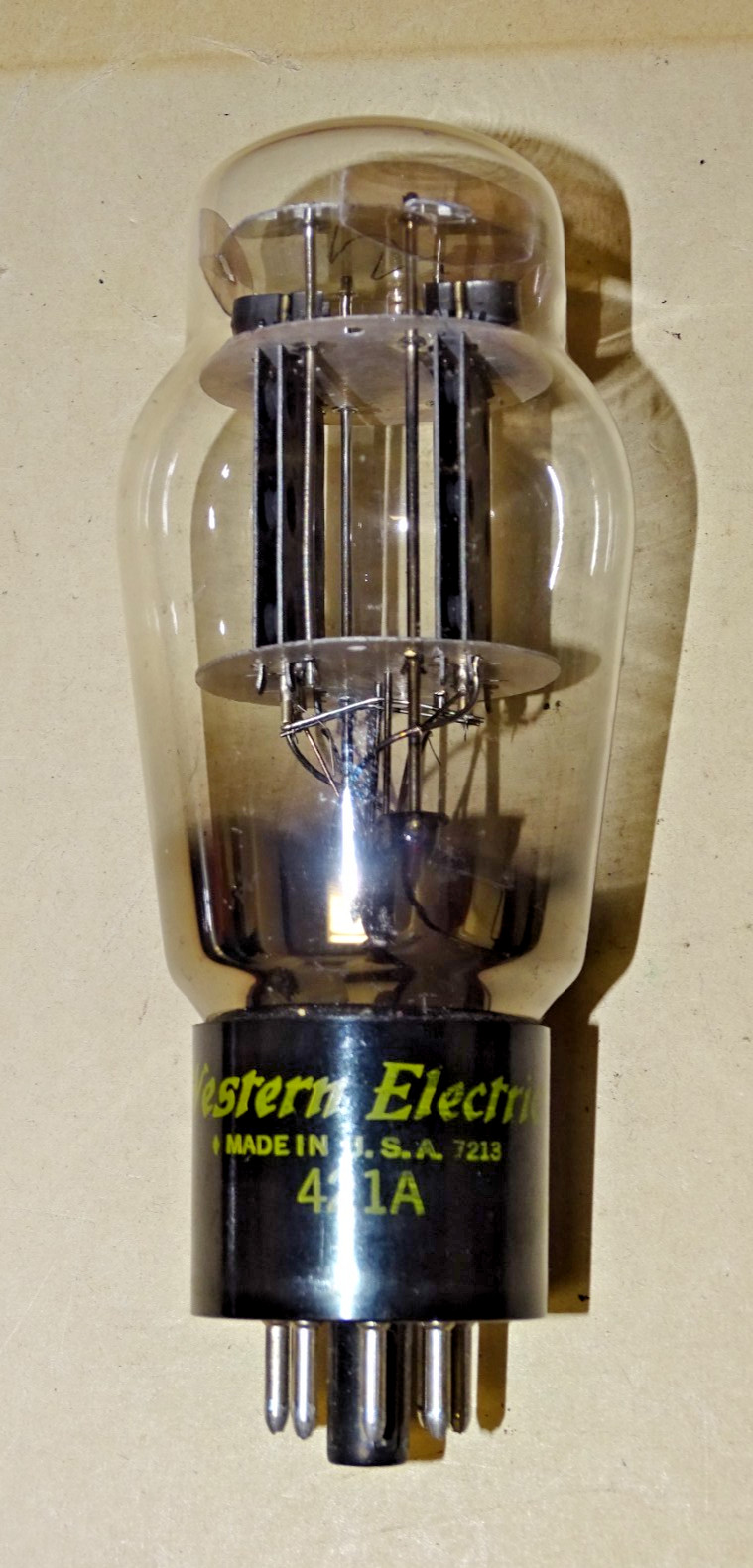 Western Electric Type 421A Dual Power Triode Tube, Good
