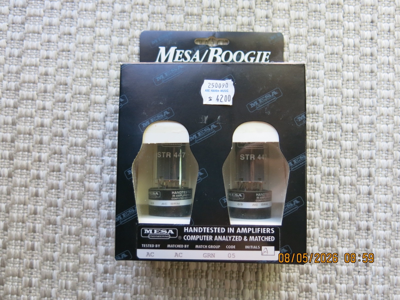 mesa boogie el-34 POWER TUBES NOS FROM 1999-2001