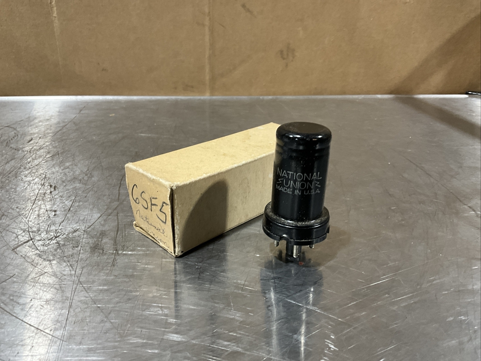 NATIONAL UNION 6SF5 ELECTRON TUBE