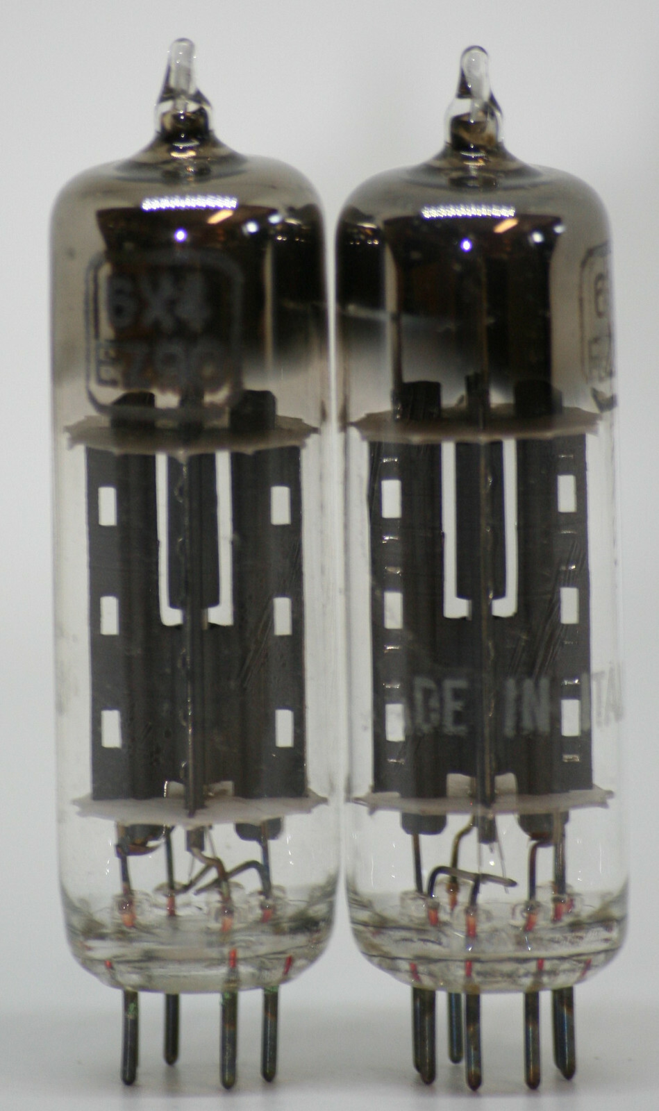 6X4 TUBE pair MARCONI valve s italy EZ90 KONDO AUDIO NOTE G70 U78 6Z31 cv493 6×5