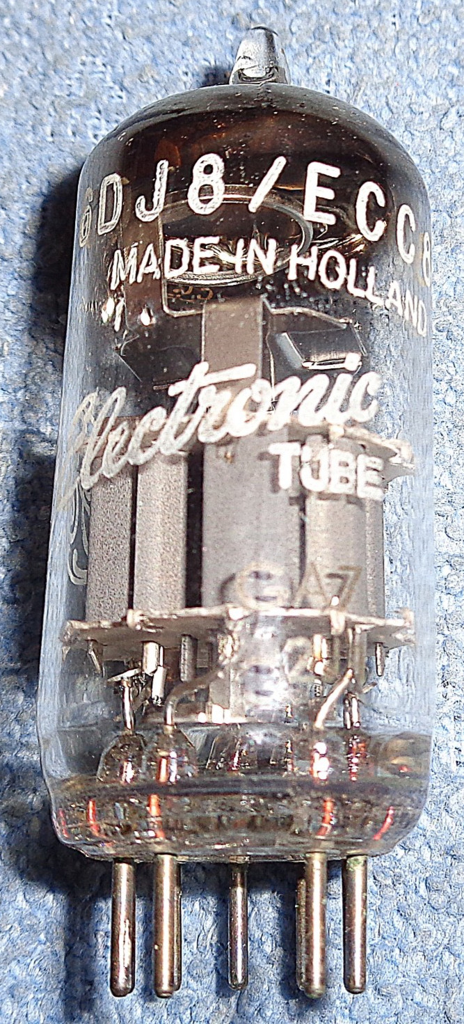 1 NOS GE 6DJ8 ECC88 Vacuum Tube – 1963 Audio Twin Triode Made in HOLLAND