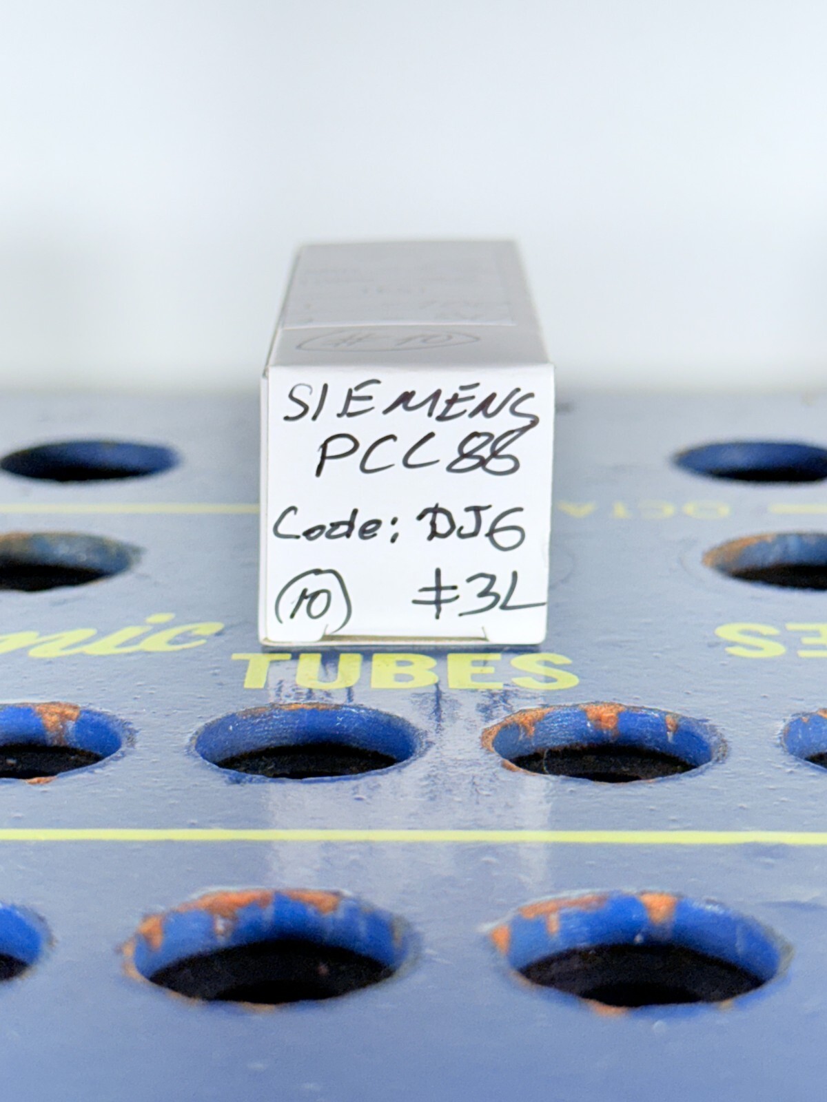 Siemens PCC88 7DJ8 Code DJ6 #3L Tested Like NOS Tube