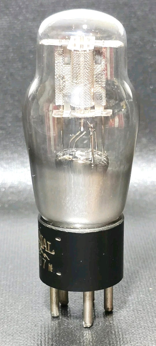 1 National Union Type 37 Hot Stamped Vacuum Tube Tested NOS Calibrated TV – 7