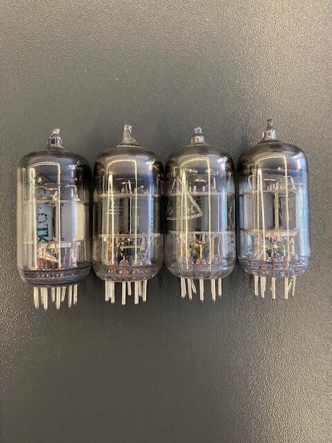 6N1P-EV / 6DJ8 / E88CC double triode tube. Gold Grid!!! NOS. Lot 4pcs.