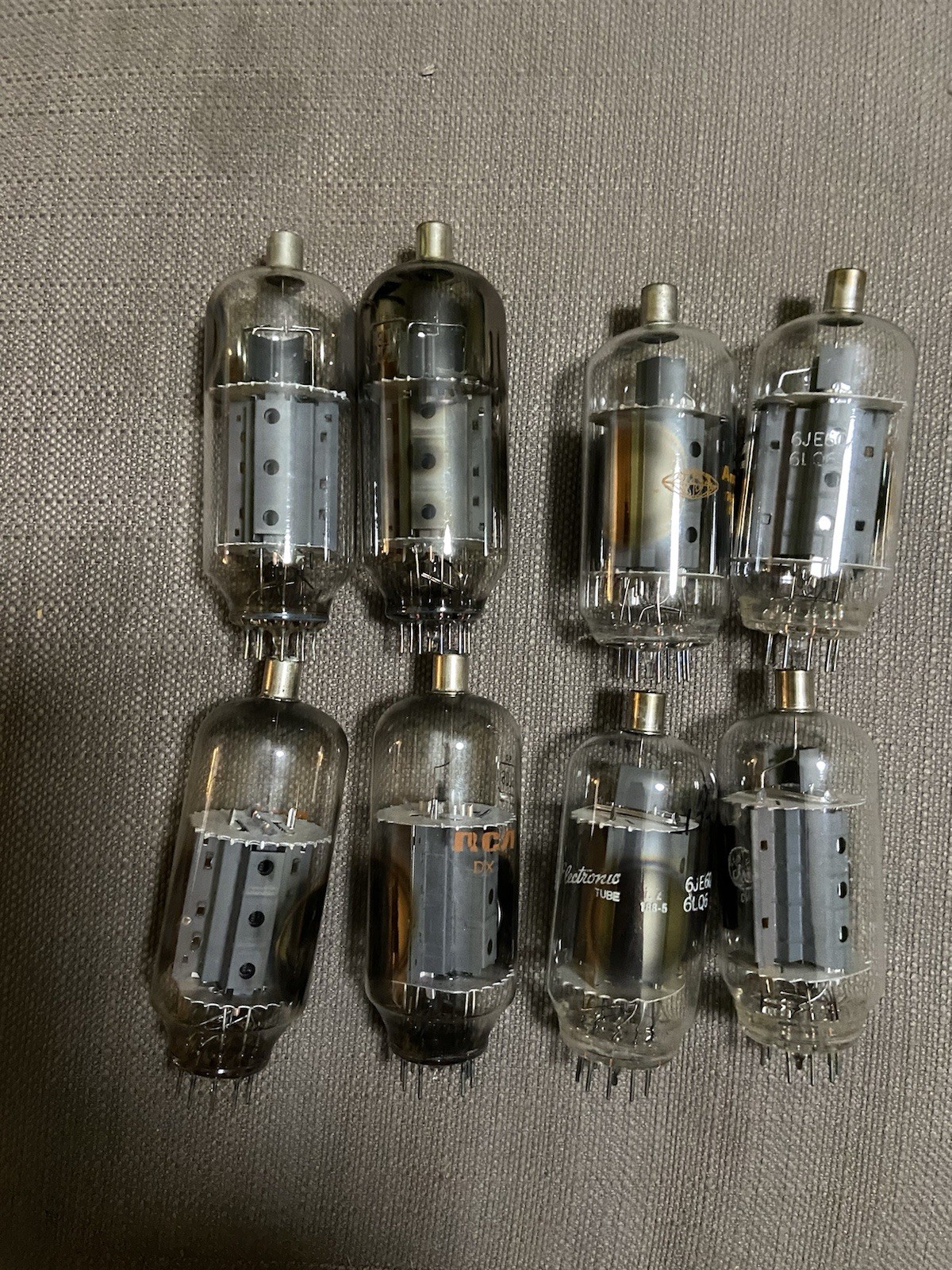 6je6c / 6lq6 tube Lot (low Emissions Test Results) USED