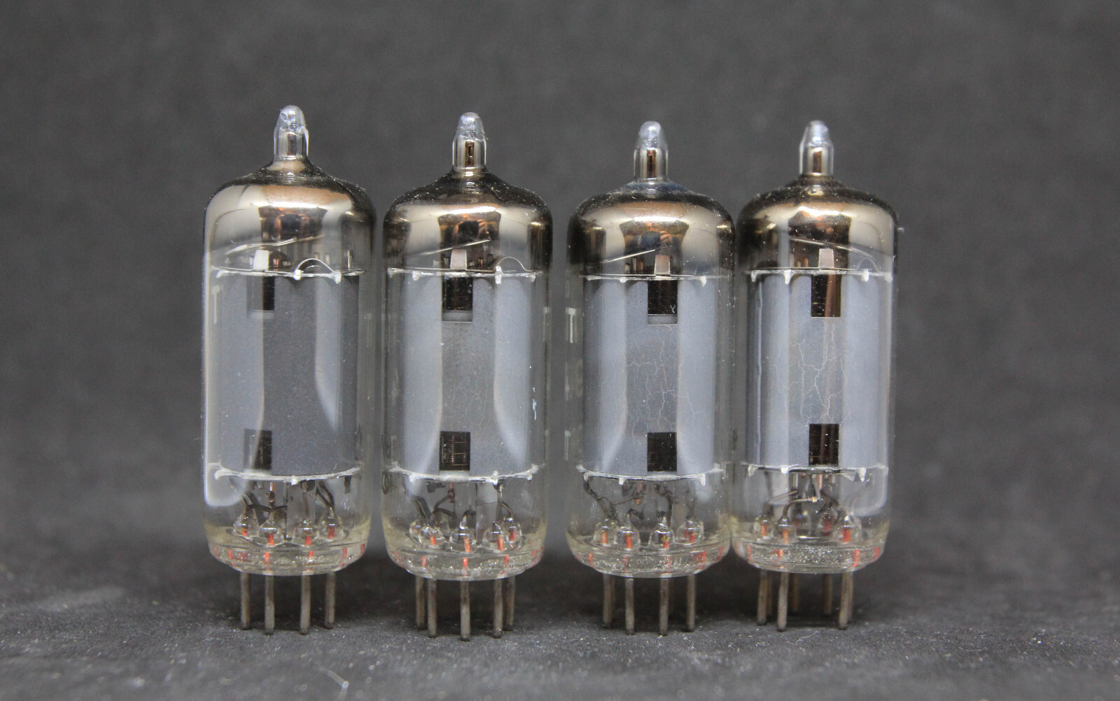 Philips EF94 / 6AU6 – matched quartet square getter NOS