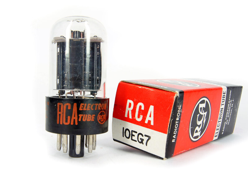 10EG7 RCA NOS Tube Röhre Lampe TSF Valvola Valvula Valve 진공관 真空管 电子管