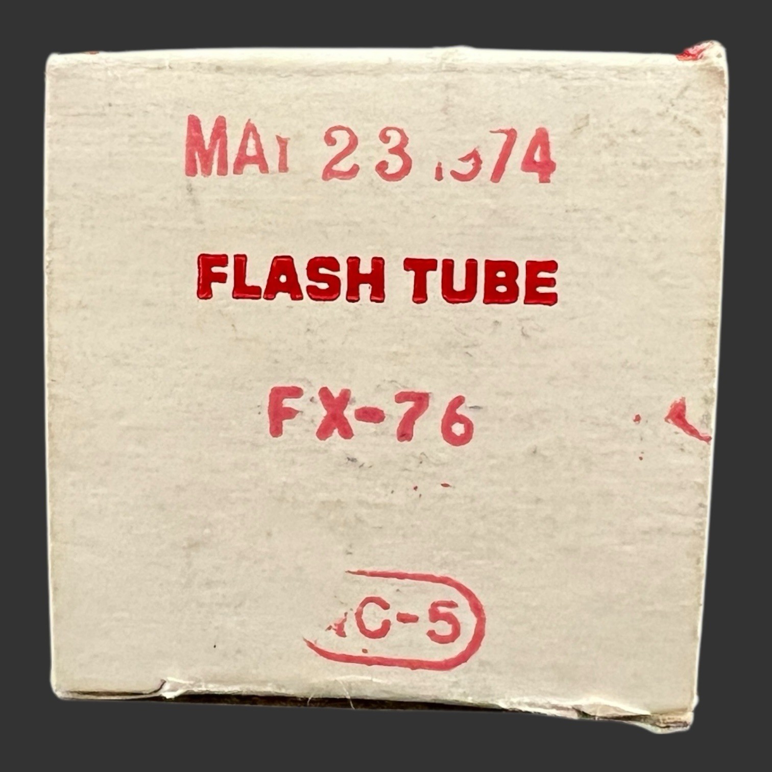 Vintage EG&G Optoelectronics FX-76 Flash Tube NOS With Box