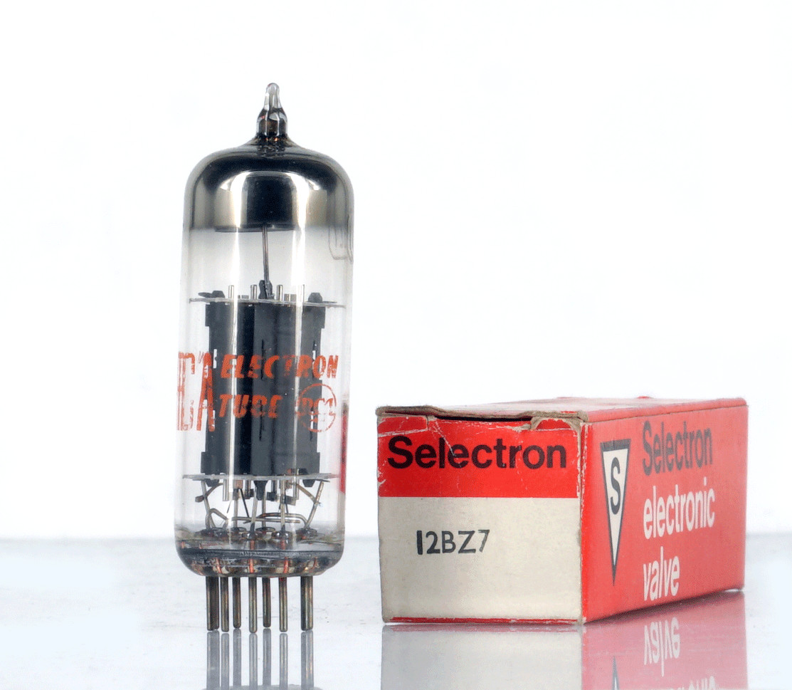 12BZ7 RCA SELECTRON NOS Tube Lampe TSF Valvula Valvola Valve 진공관 真空管 Röhre