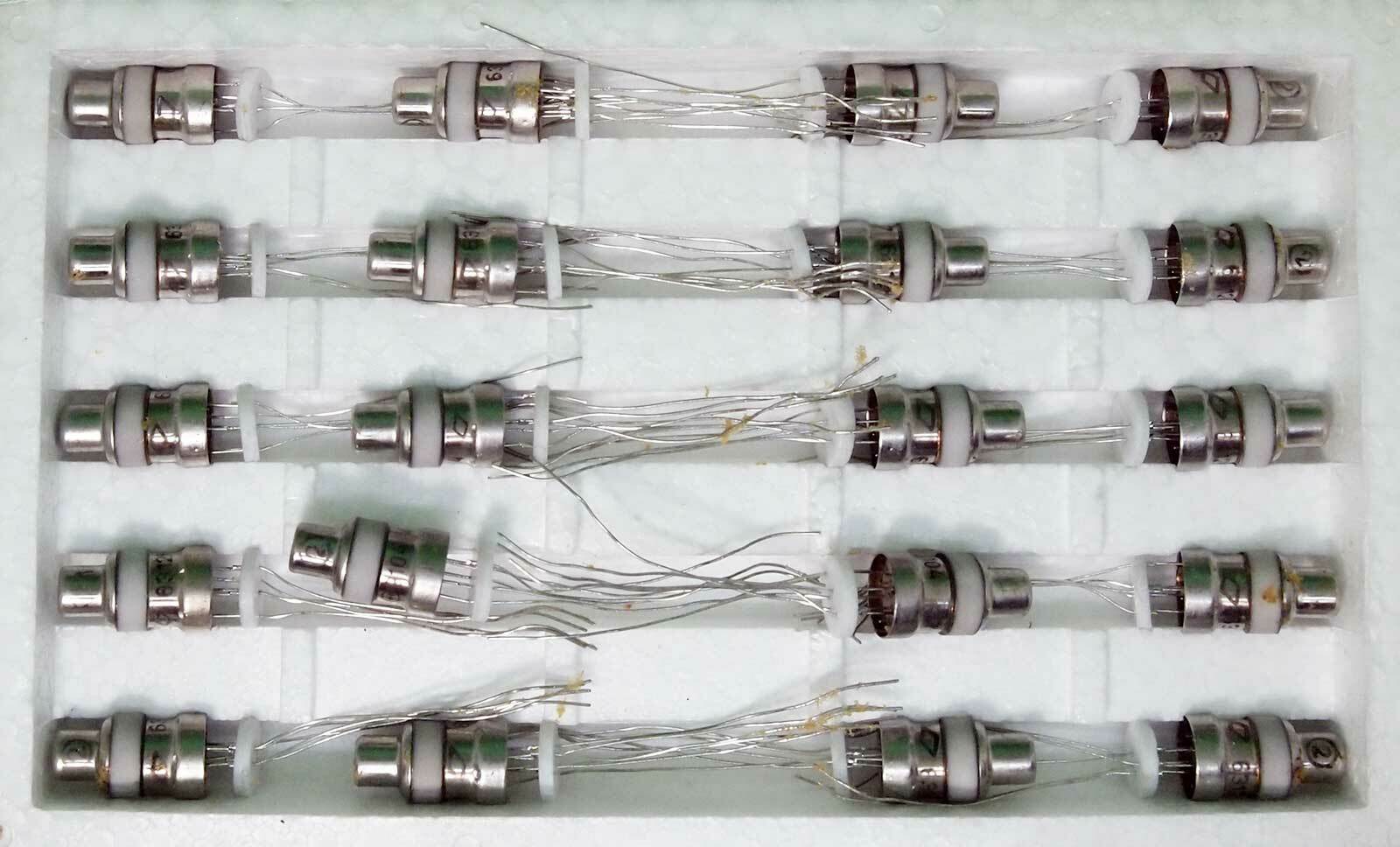 In Box 20 pcs x 6E12N-V / ~c7587 Nuvistor Tetrode NOS OTK = DDP