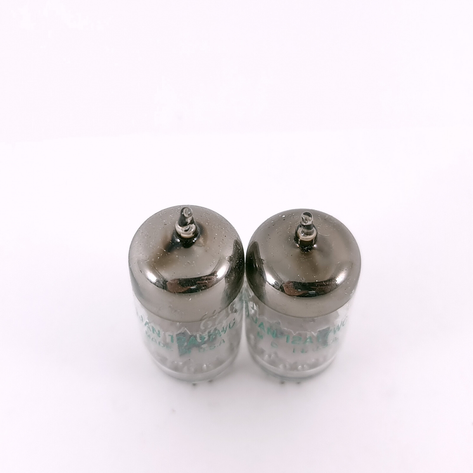 2 X 12AT7WC GENERAL ELECTRIC TUBE. 1970s PROD. MATCHED PAIR. 144. CH167