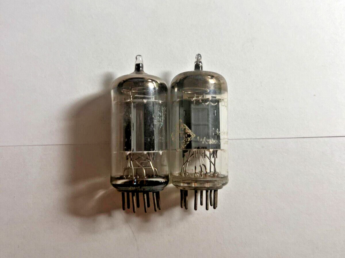 TWO Telefunken 12AX7’s ECC83, Smooth Plate Tube – tested STRONG