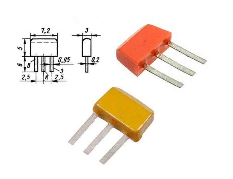 KT315V КТ315В 150mW soviet NPN Silicon Transistor 8pcs New