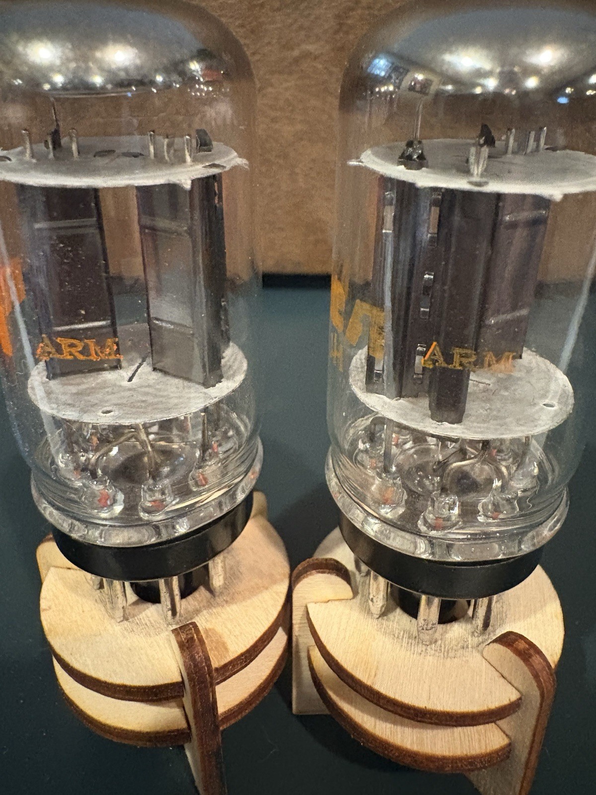 Match Pair Sylvania (RCA) 6SN7GTB Coin Black VPlate Tube TV7&Maxi Test NOS NIB🎶