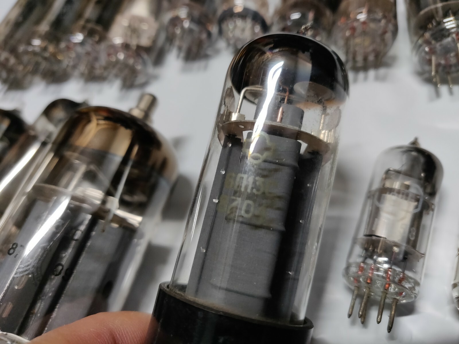 Lot Of 19 CCCP Vacuum Tubes, 6N36C, 6H2N, 6N14N, 6E1N, 6H23N, 6X2N, etc