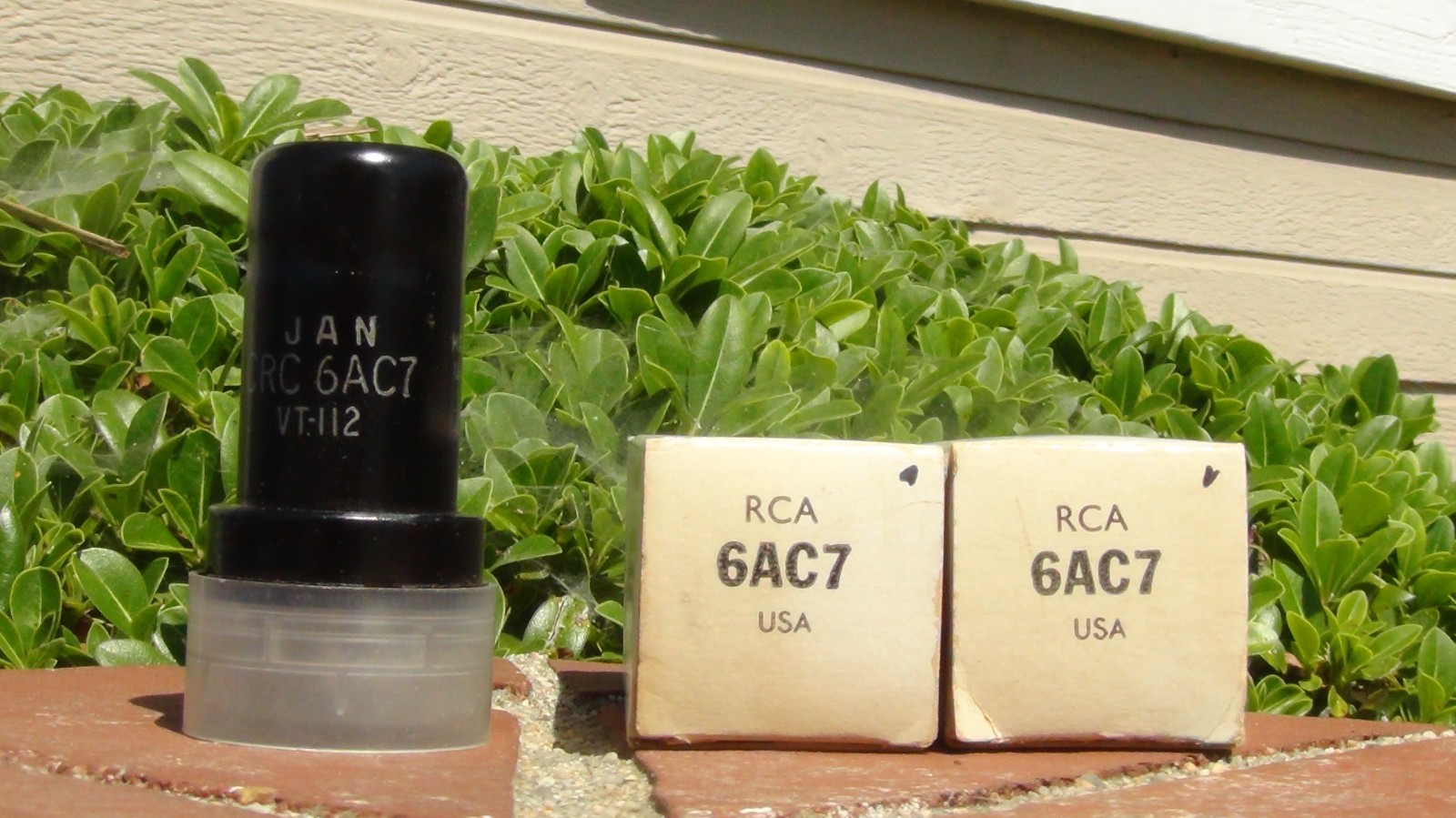6AC7 x2 NOS/NIB RCA Mil Spec Pentode Tube Pair-Date Match-Tested-Free Ship in US