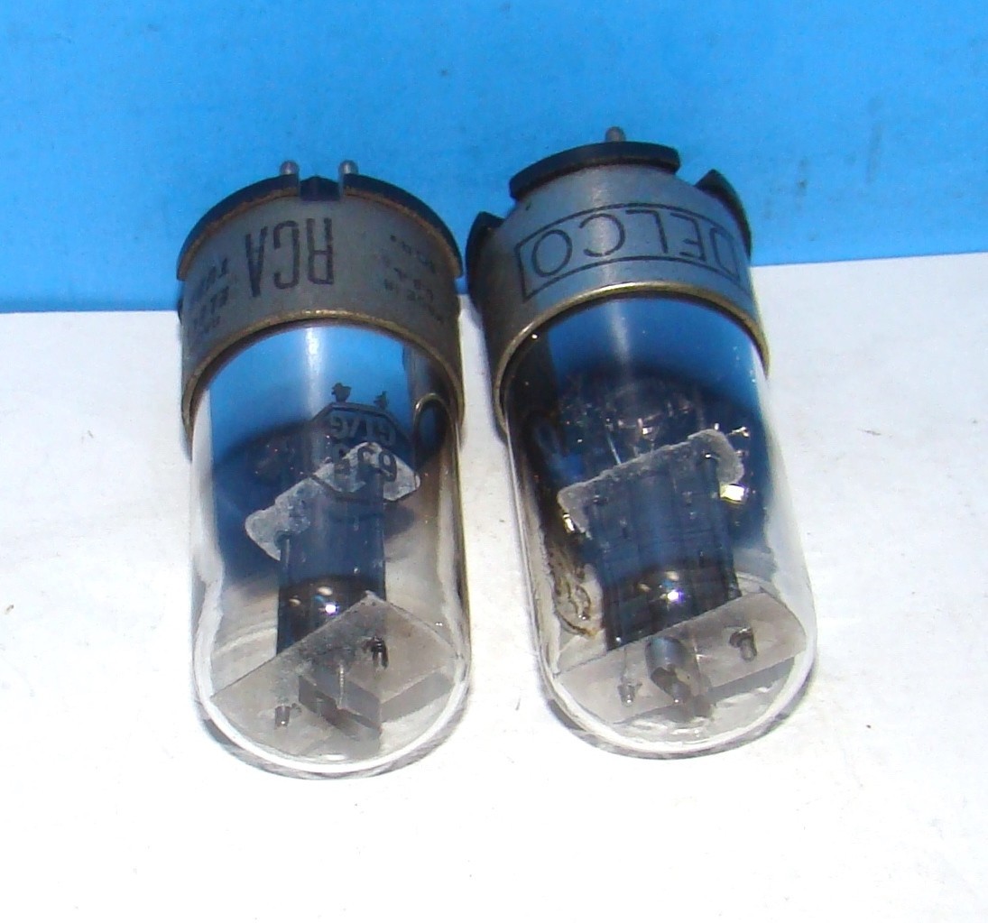 6J5GT 2 radio RCA audio vintage amplifier vacuum tubes valve tested 6J5G 6J5