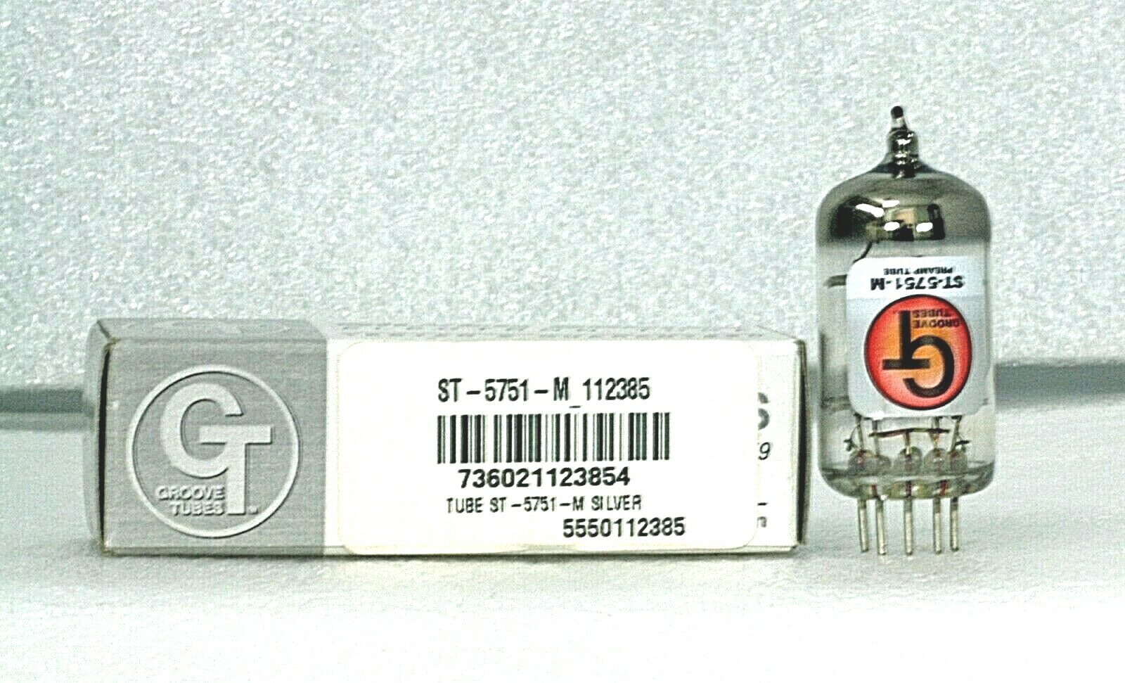 One Brand New Groove Tube Silver Series ST-5751-M Preamp Tube in Original Box