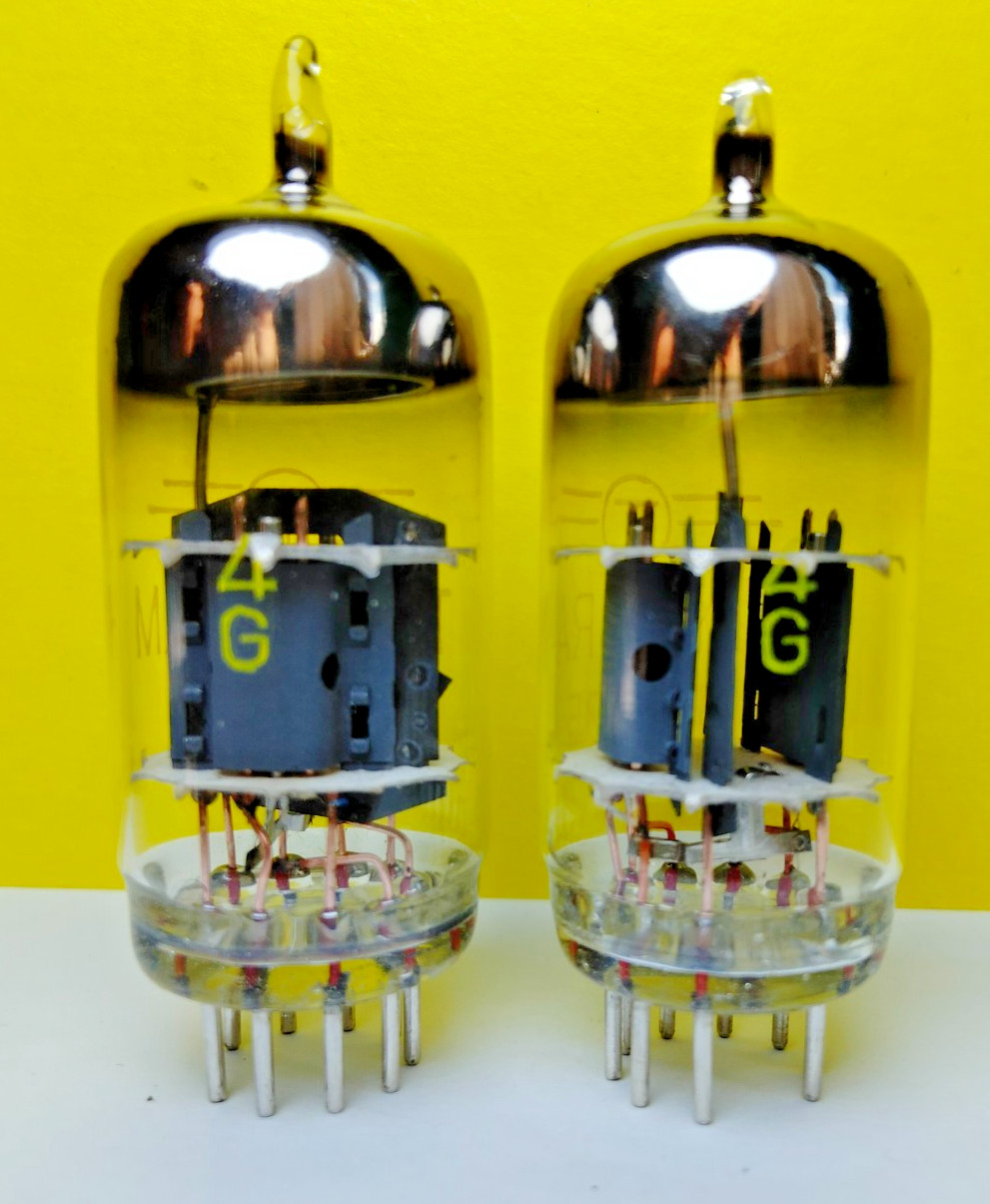2 pcs NEW ECC85/ 6AQ8/ Tungram tubes Same Date, Matched Pair