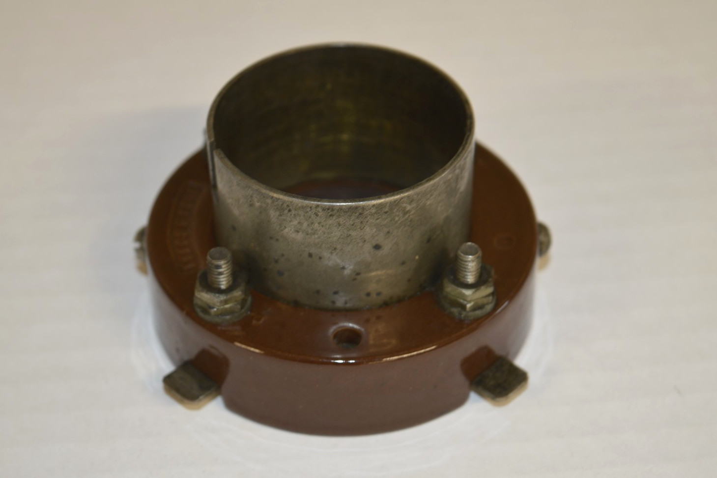 Leeds Radio Ceramic 4 Pin Super Jumbo Bayonet Vacuum Tube Socket