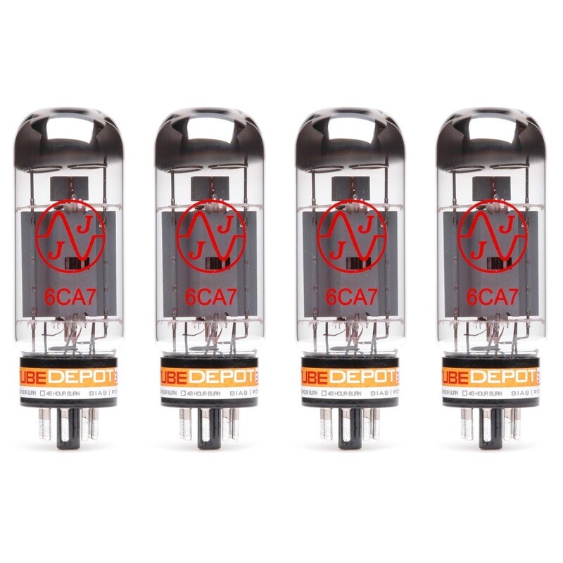 Quad of JJ 6CA7 Power Vacuum Tube