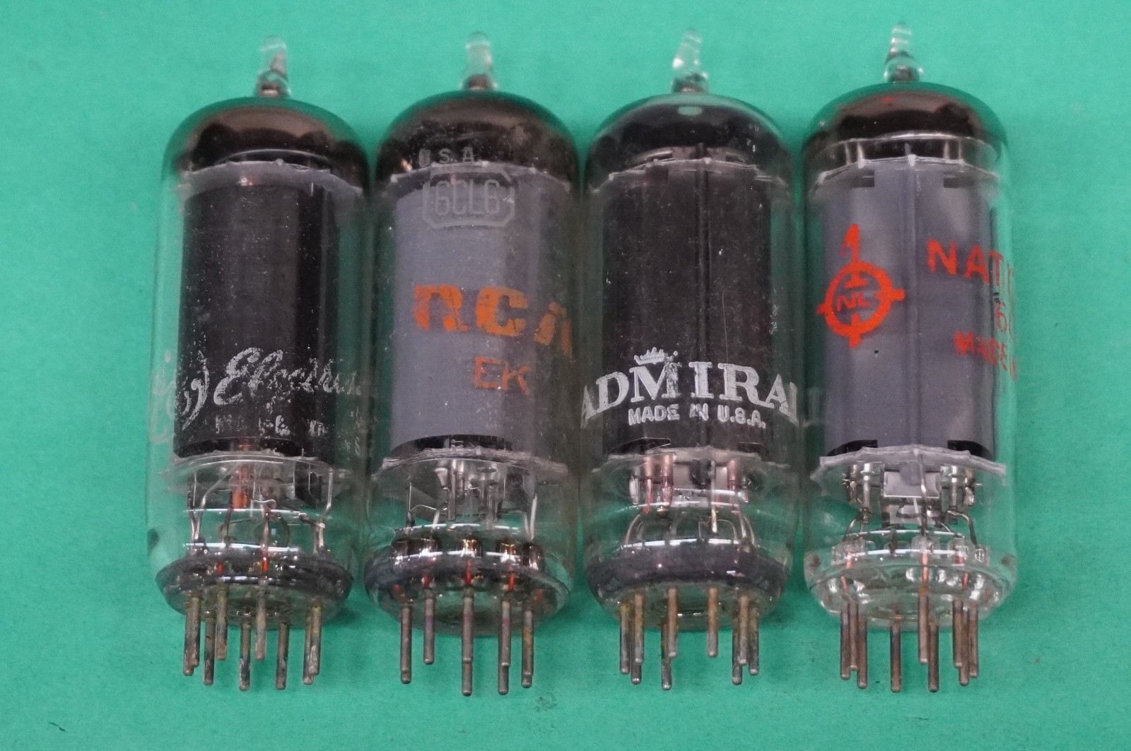 6CL6 AUDIO GUITAR AMPLIFIER HAM RADIO TV tube — lot of 4