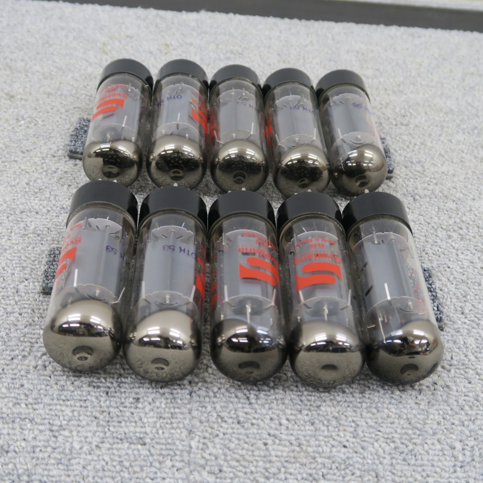 Svetlana EL34 Vacuum Tubes 10pcs Working & Tested JP