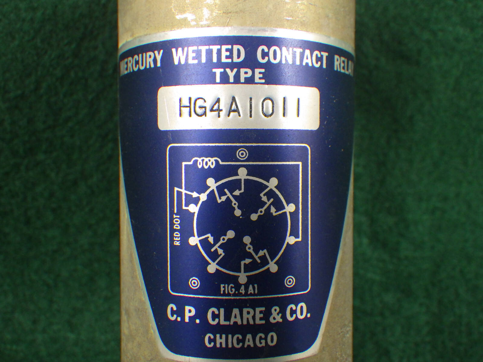 C.P. Clare relay HG4A1011 Vintage Electronics/Ham Radio