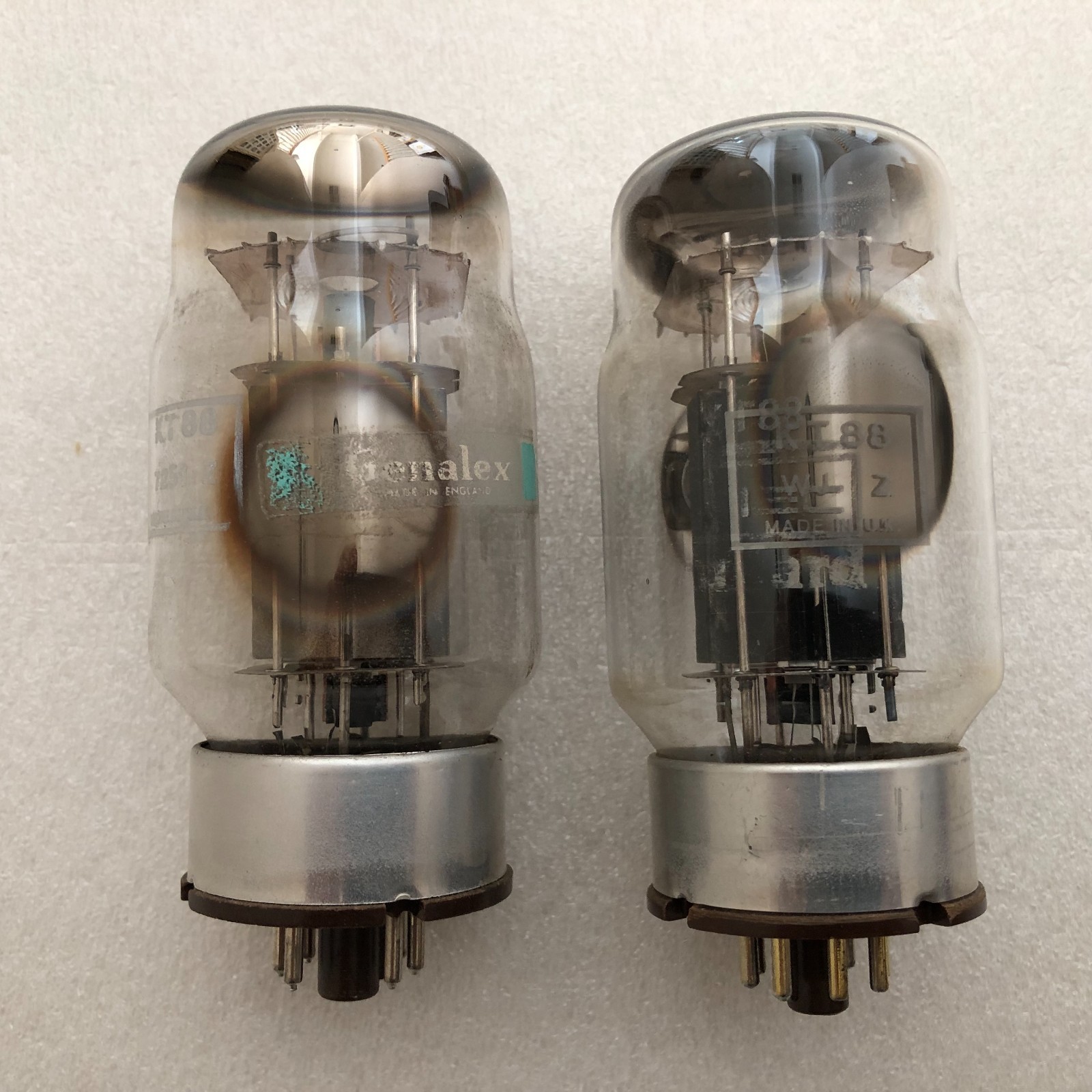 2 X Mullard Genalex KT 88 Vacuum Tube ( TEST )